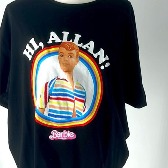 NWT Barbie The Movie Licensed Woman’s Ken
T-Shirt Black Size XXL - Picture 3 of 8